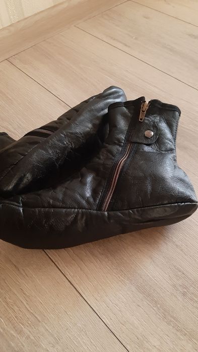 Кожаные носки-сапожки