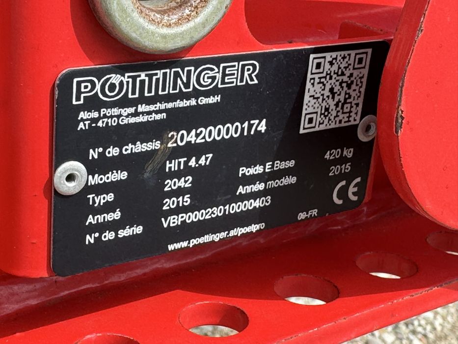 Zgrabiarka POTTINGER TOP 382 - 2015 rok - IDEALNY STAN