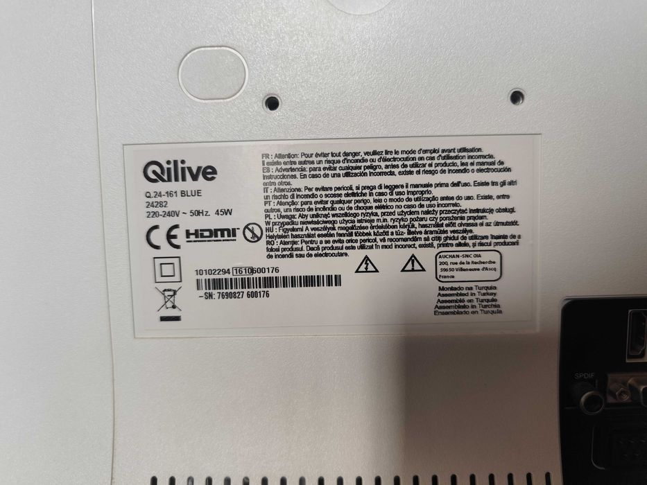 TV Qilive Azul 24polg.