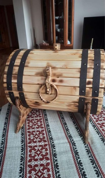 Вироби з дерева. Міні бар-бочка.