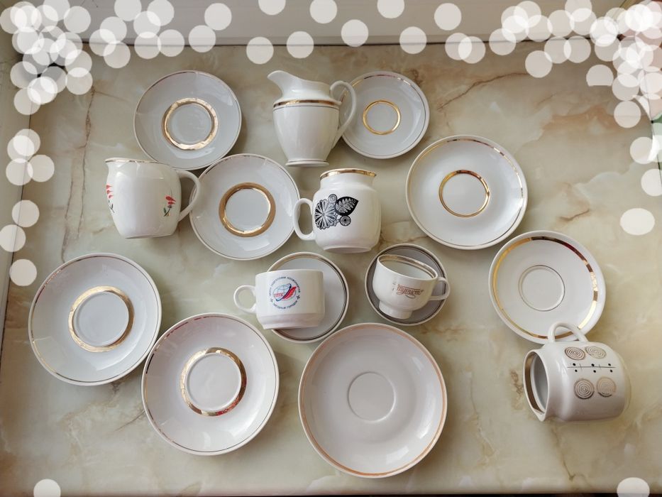 Блюдца фарфор чайные кофейные Дулёво Полонное Баранівка Городница