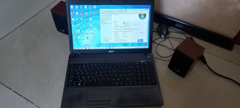 Acer TravelMate 5740 4Gb  500Gb Сумка Мышь Колонки