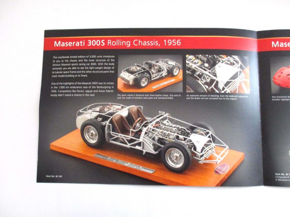 Catálogos/ Brochura de carros miniatura