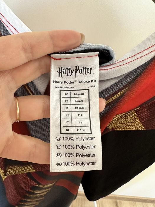 Strój przebranie na bal przebierańców szata Harry Potter 110 cm