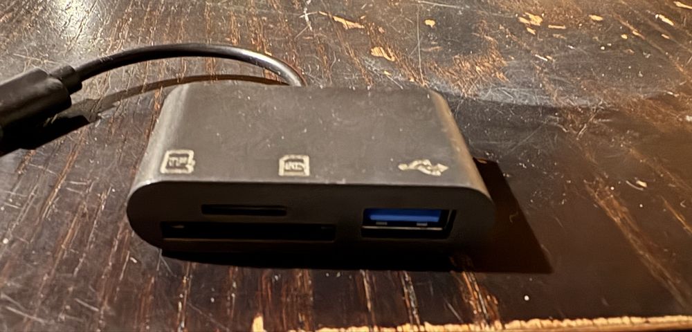 Adapter USB-c do Odczytu Kart Pamięci!