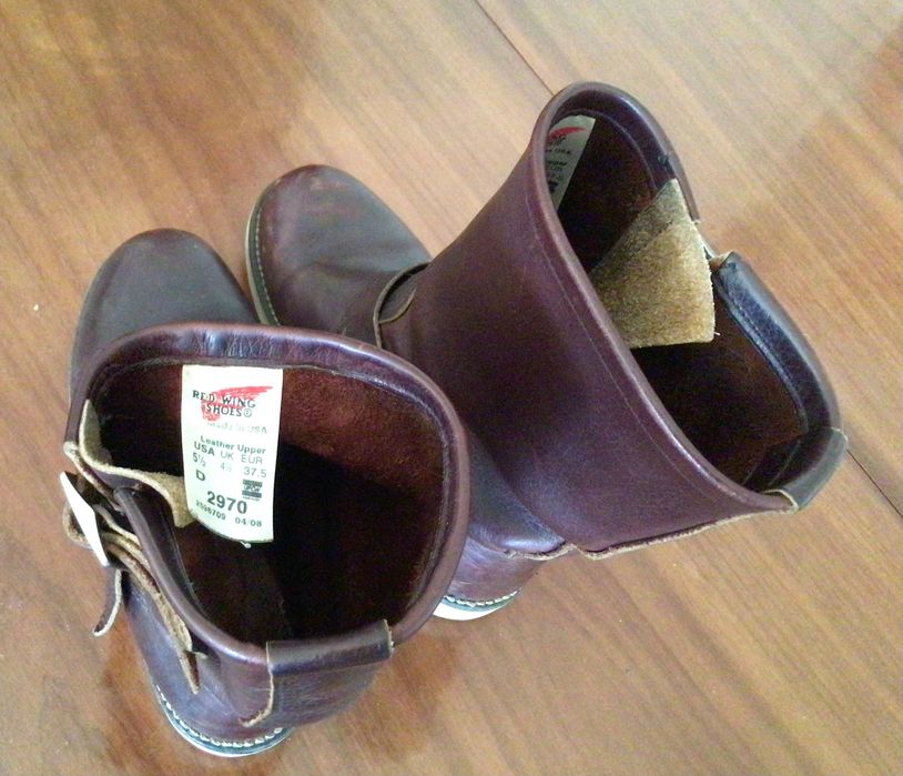 Botas red wing mulher 37,5