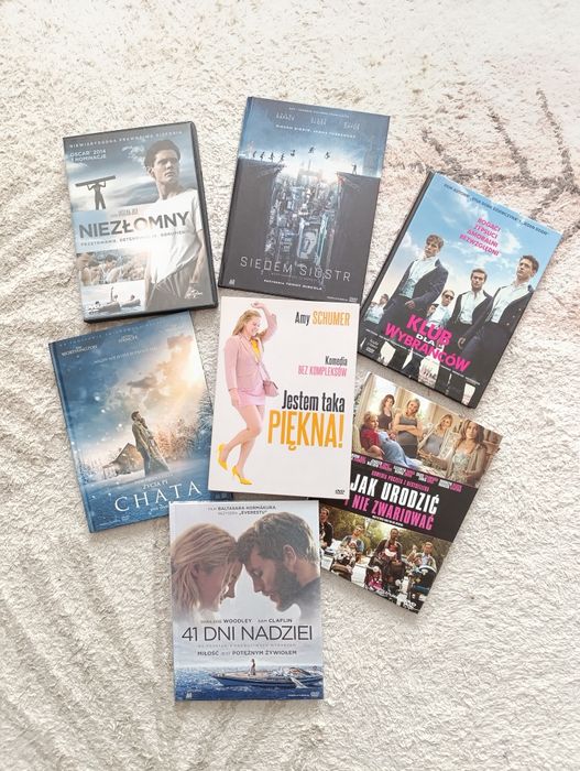 Komplet plyt filmow na dvd.