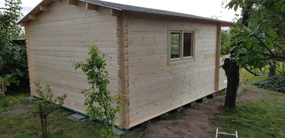 dostępny od RĘKI *solidny domek LETNISKOWY+taras*6x4*24m2*ściany 34mm