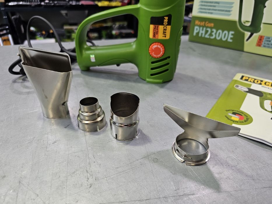 Фен 2300Вт строительный ProCraft PH23E Регулировка темп +Насадки 4шт