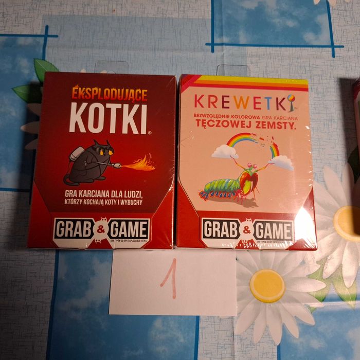 Gra Karciana Krewetki Tęczowej Zemsty i Eksplodujące Kotki Grab & Game