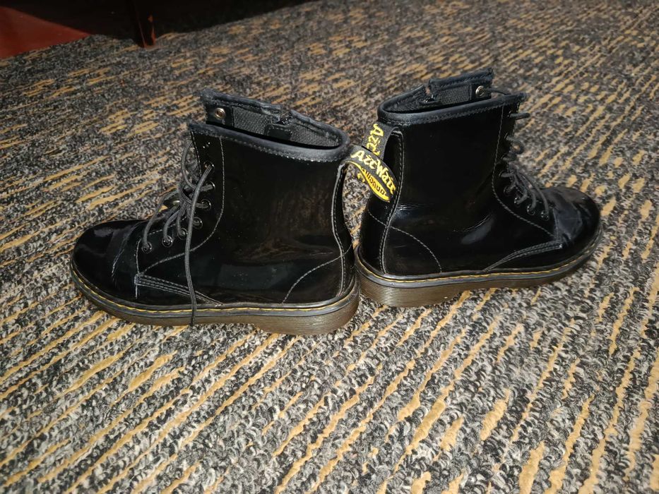 Лаковані черевики Dr. Martens 36 розмір чоботи берці берци сапоги ботинки ботінки шкіряні