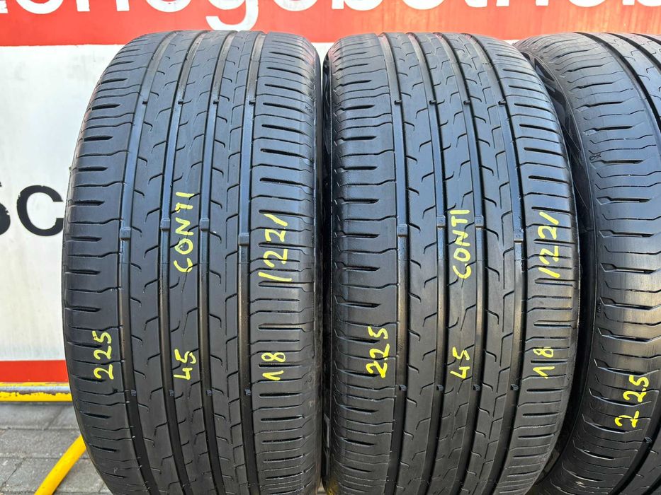 4X OPONY LETNIE 225/45R18 91W Continental EcoContact 6 MO 6MM 2020R