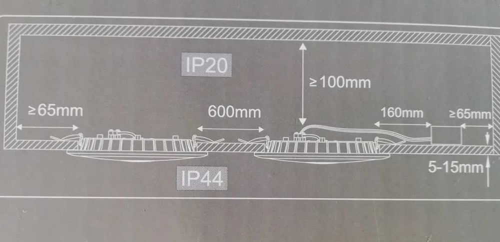 Plafon Led z Głośnikiem do Łazienki (sterowanie smartfonem - Bluetooth