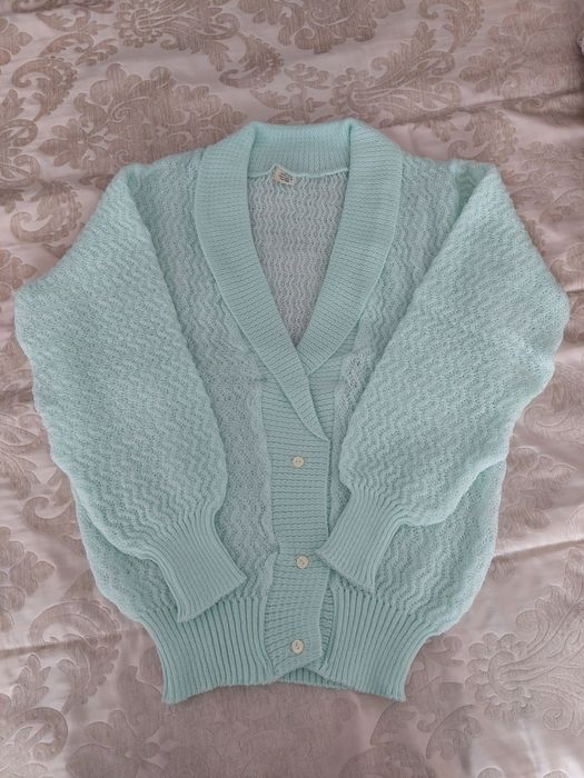 Casaco de dormir verde água