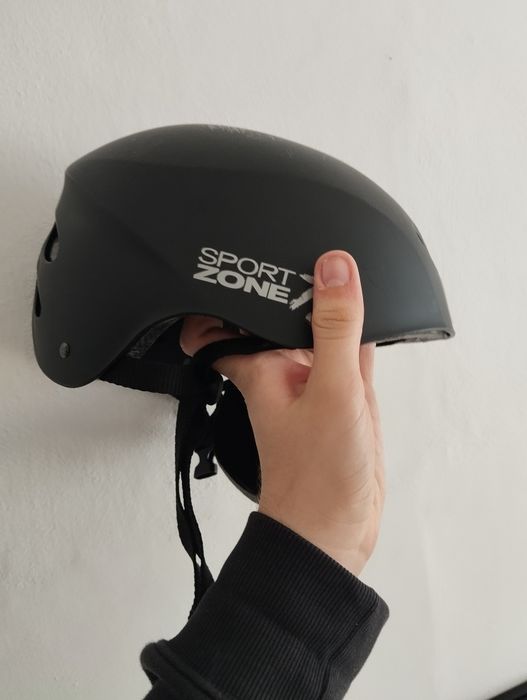 capacete+ joelheiras + caneleiras