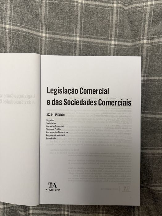 Legislação Comercial e das Sociedades Comerciais