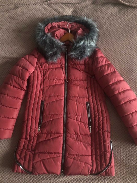 Kurtka zimowa długa XL