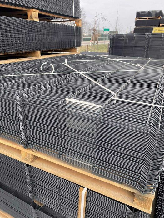 TANIO! Panele ogrodzeniowe 123 cm fi 4 - 49 zł/mb komplet
