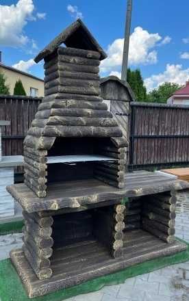 Grill betonowy wys 205 x szer 162 cm