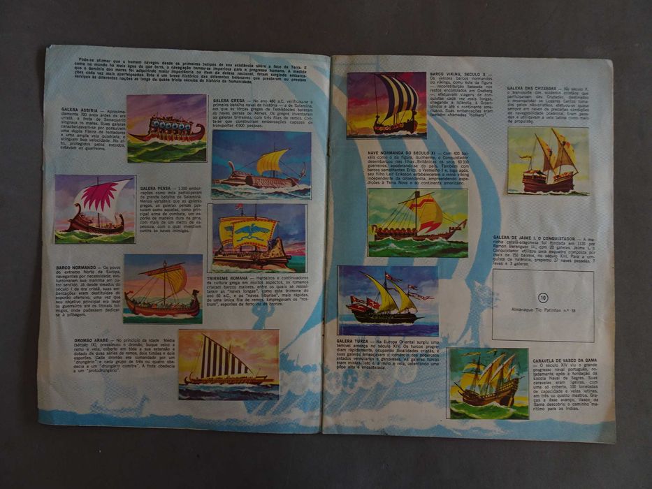Caderneta de cromos Álbum Navios do Mundo - Disney (faltam 7 cromos)