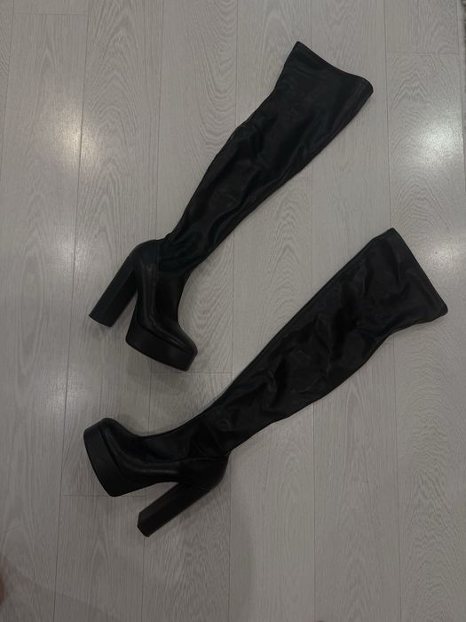 Ботфорды Zara чулки