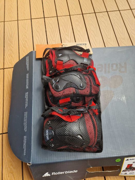 rolki Rollerblade Microblade + ochraniacze Roces