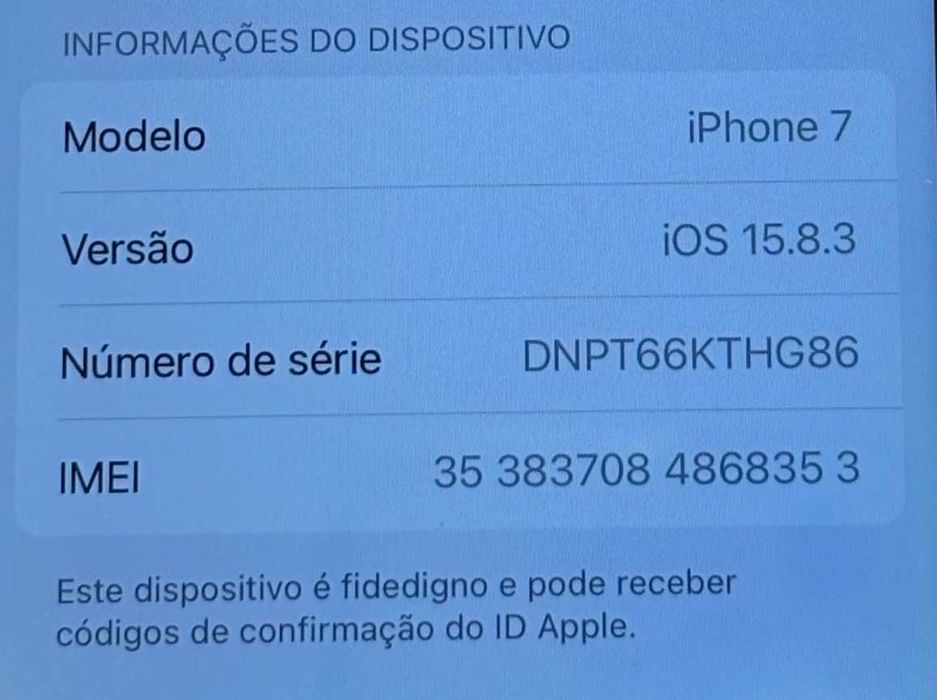iPhone 7 128GB - Preto - Desbloqueado