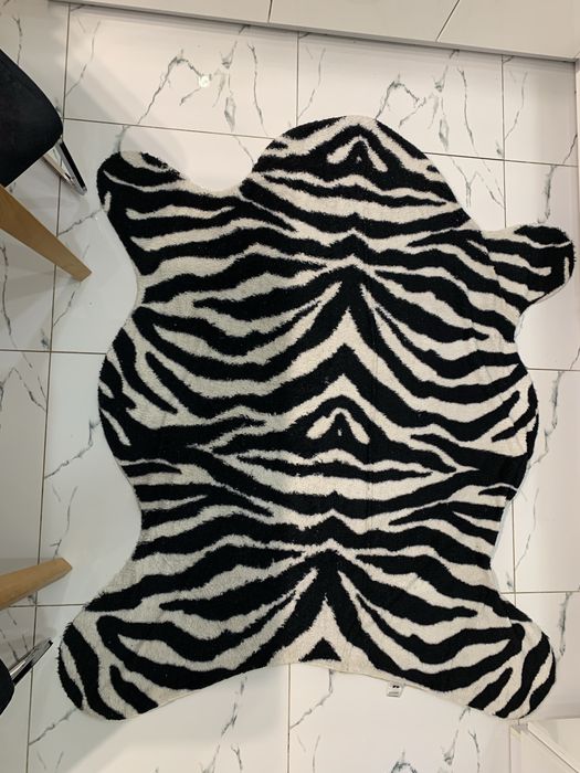 Килим килимок зебра коврик  142*155 см