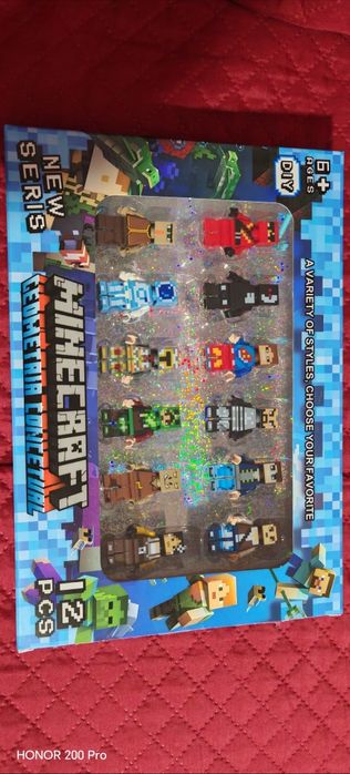 Minecraft 12 figuras novo e selado