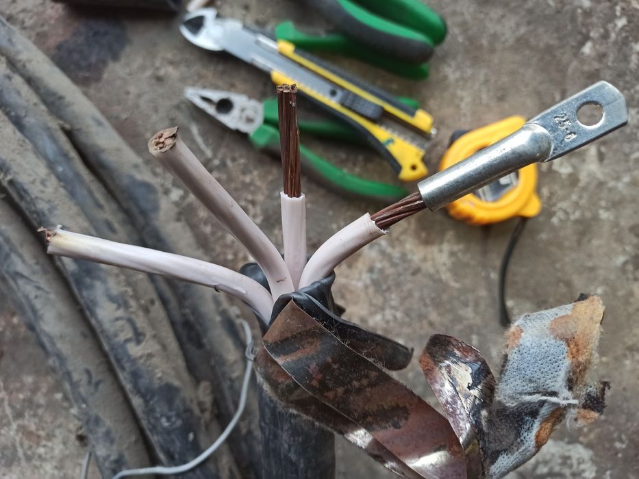 Кабель ВБбШв 4/25 в експлуатації не був