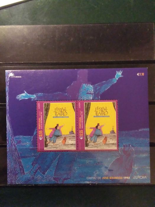 2003 Bloco A Arte do Cartão MNH **