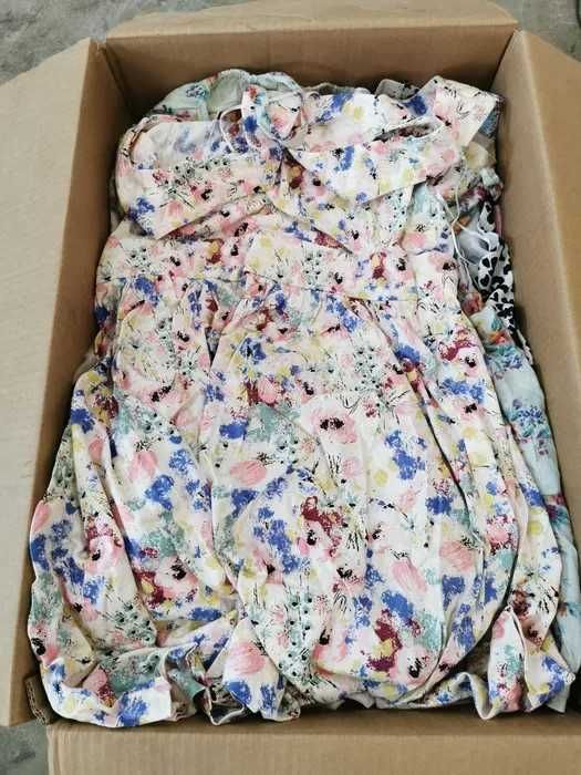 Pakiet 10kg odzież letnia damska. Cream + pierwszy gatunek. Wys olx