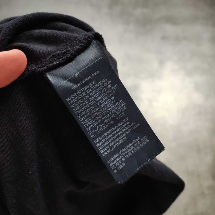 MĘSKA Bluza Bawełna PREMIUM Granatowa Logo Haft Tommy Hilfiger Classic