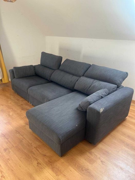 IKEA ESKILSTUNA - sofa 3-osobowa z 3 szezlongami, funkcja spania