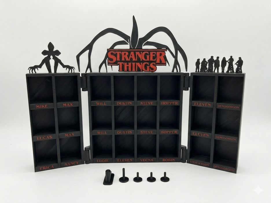 Półka/Ekspozytor STRANGER THINGS  Figurki Kinder funko +DOSTAWA GRATIS