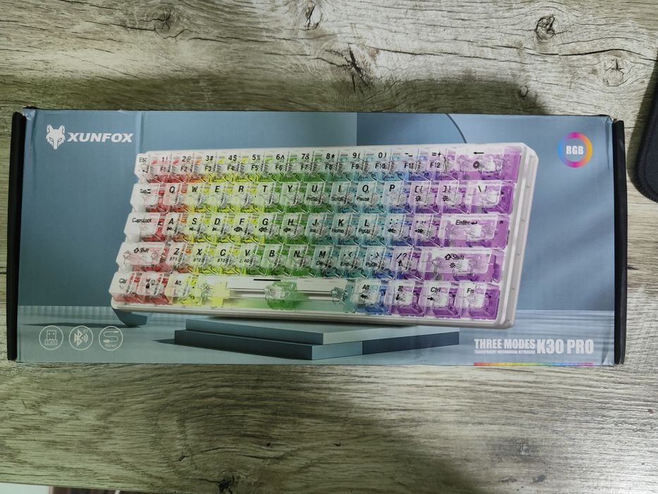 кастом клава на базе Xunfox K30 Pro