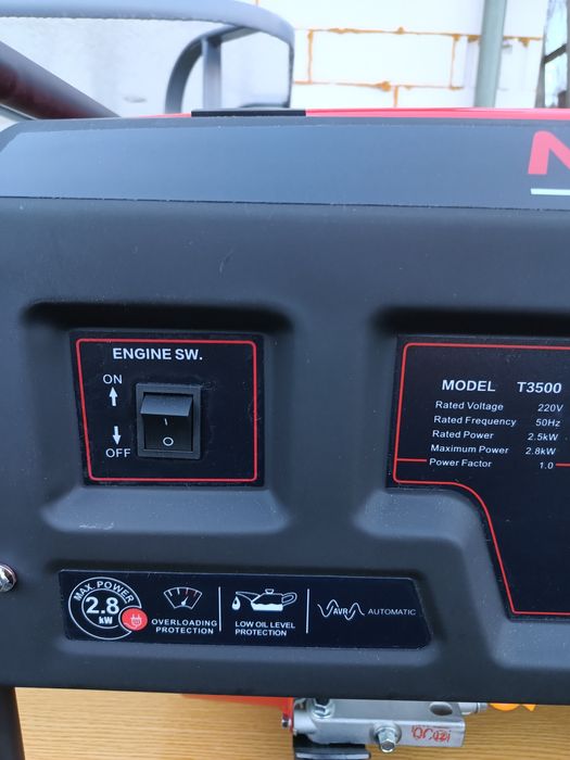 Новий  генератор MAST GROUP Т3500  2,5 кВт / 2,8 кВт і 2 банки масла