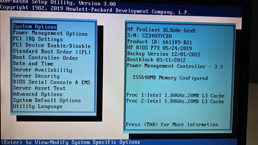 Сервер Proliant HP DL360 Gen8 RAM 156 Gb