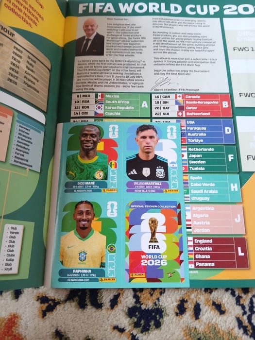 Caderneta da copa do mundo 2026