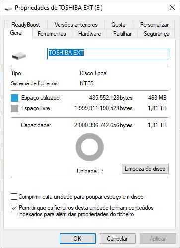 PC/MAC - Disco Externo Toshiba CANVIO Desktop 2TB - USB 3.0