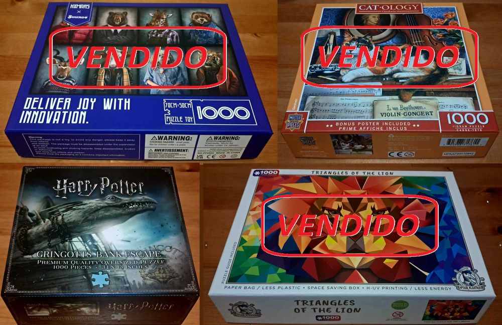 Puzzles (vários tamanhos e marcas)