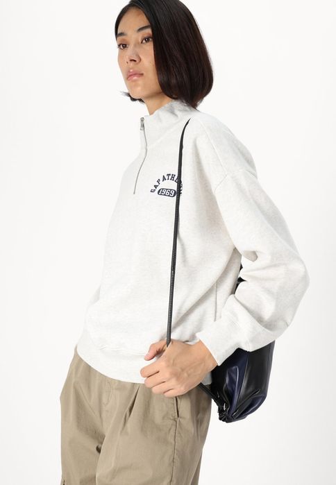 Bluza szara z pół zamkiem Gap M