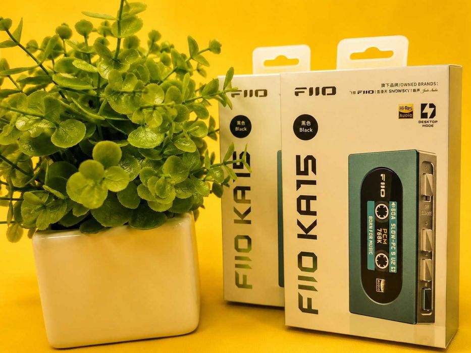 ‼️ FiiO KA15 (Black) - ЦАП DAC усилитель на 2-х CS43198, 560mW, DSD256
