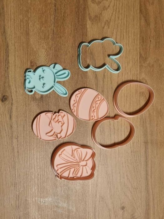 Wielkanocne foremki wykrawacze stample