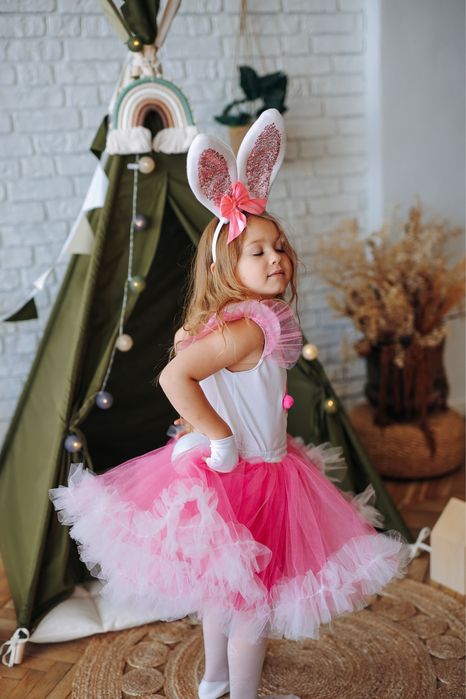 Костюм новорічний зайчишки зайки для дівчинки