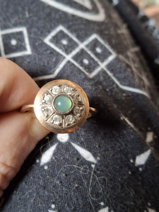 Продам каблучку срібло 925,позолота