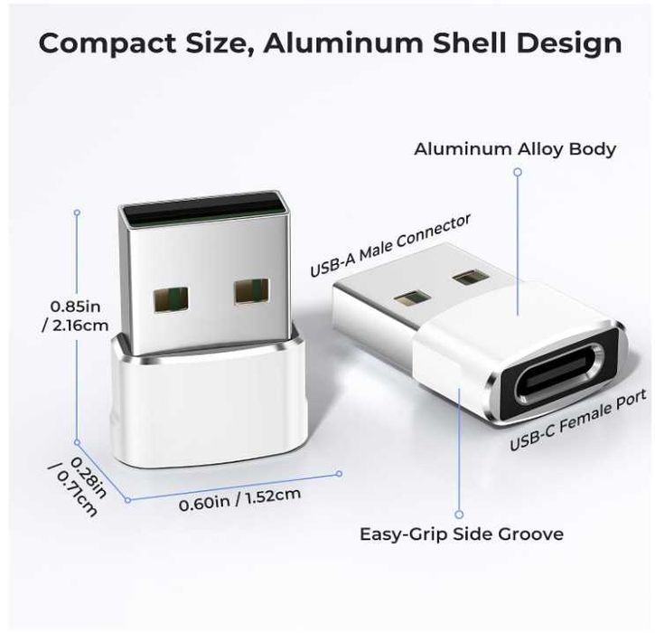 Adapter USB C do USB A Basesailor