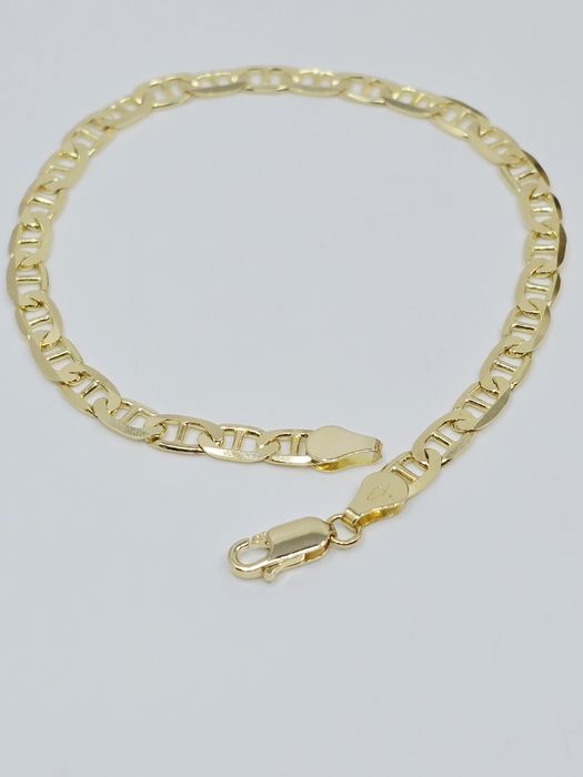 Złota bransoletka splot Gucci próba 585 14k waga 7.81g