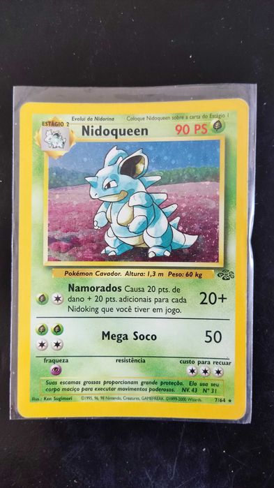 Carta Pokemon Nidoqueen Holo Jungle
