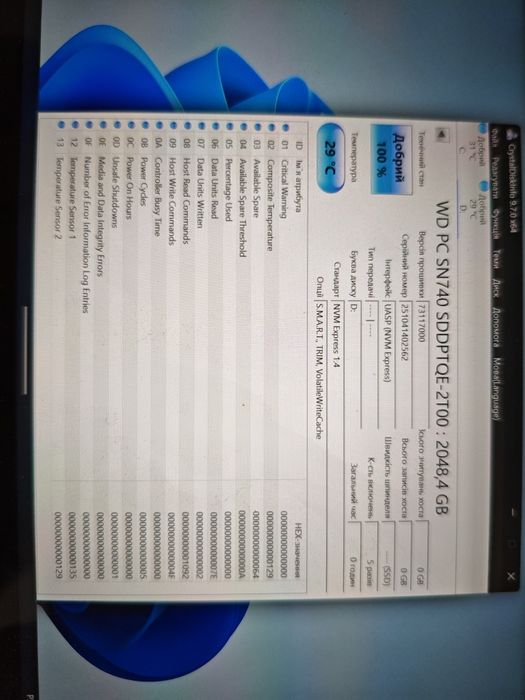 SSD M.2 2230 Western Digital SN740 – 2TB